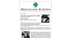 Desktop Screenshot of filtry.recycling-system.pl